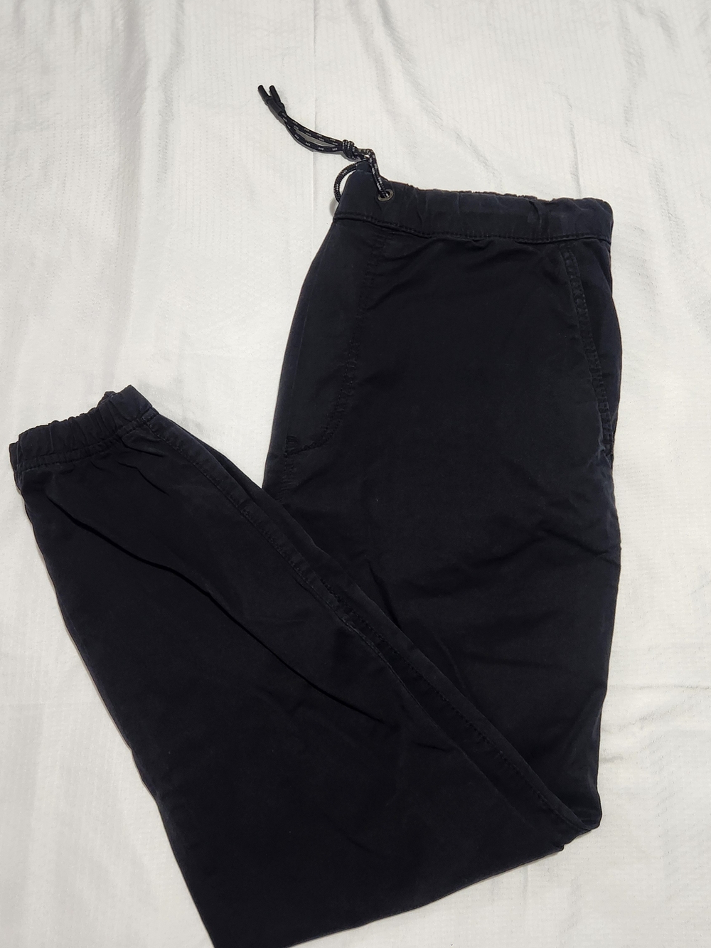 American Eagle Outfitters Men's Black Drawstring Jogger Pants Size Small